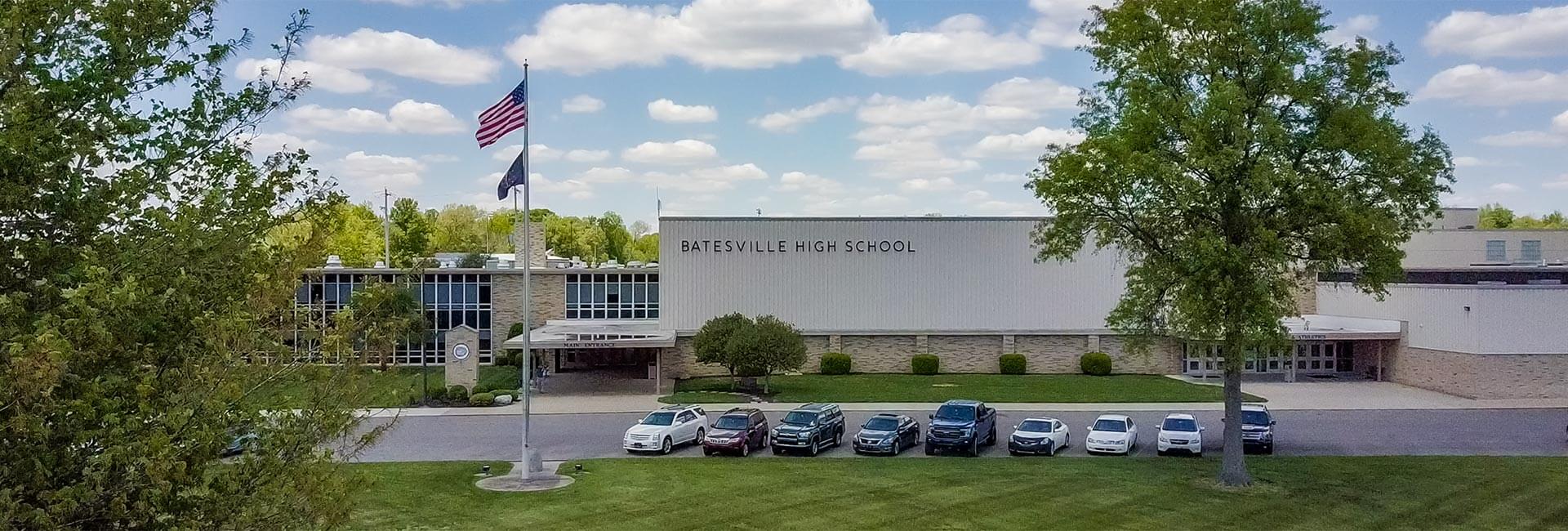 External view of Batesville High School