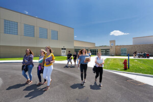 11. New Events Entry, Batesville High School. Photo courtesy of Fanning Howey. New Events Entry, Batesville High School