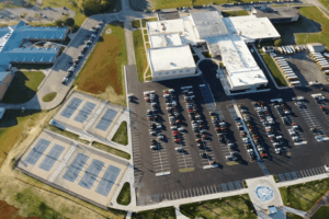 BHS Tennis Courts and Parking Lot