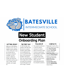 BIS New Student Onboarding
