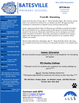 BPS - May 2026 Newsletter